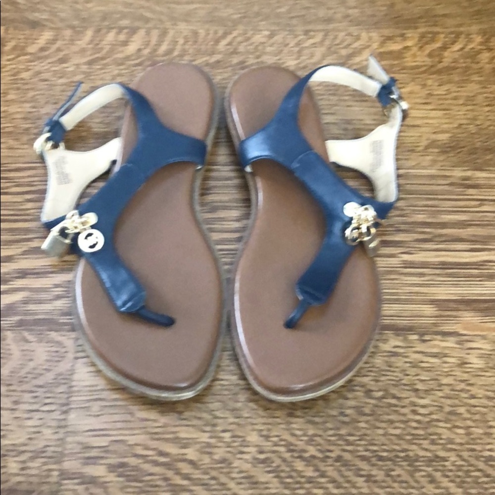 Navy Blue Michael Kors sandals